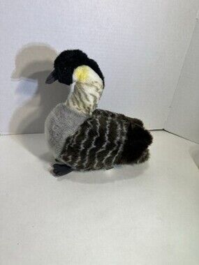 Jaag Hawaiian Goose Nene Bird Plush Realistic Stuffed Animal Toy 11"